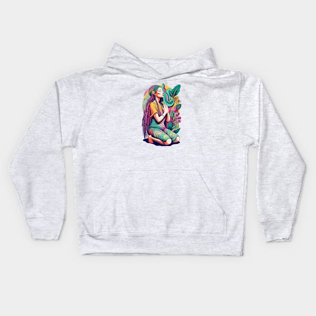 Pray For Love. Women's Kids Hoodie by CatCoconut-Art